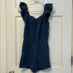 Kids cotton gauze Ruffled Romper from Gap